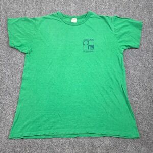 Vintage Volvo Tshirt Stedman L Green Mt Washington Valley 80s Single Stitch USA